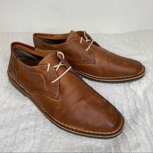 Steve Madden Hestonn Dress Shoes Tan Leather 8
